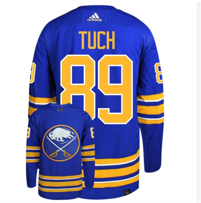Men%27s Buffalo Sabres #89 Alex Tuch Blue Stitched Jersey Dzhi->buffalo sabres->NHL Jersey